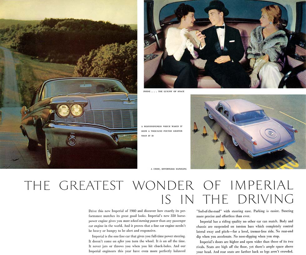 1960 Chrysler Imperial Brochure Page 11